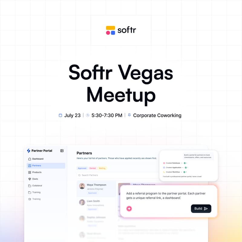 Cover Image for Softr Vegas: Build Night & Meetup