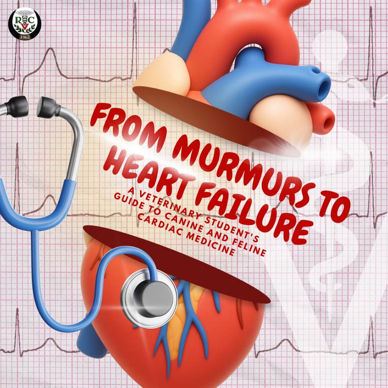 Cover Image for From Murmurs to Heart Failure: A Veterinary Student's Guide to Canine and Feline Cardiac Medicine