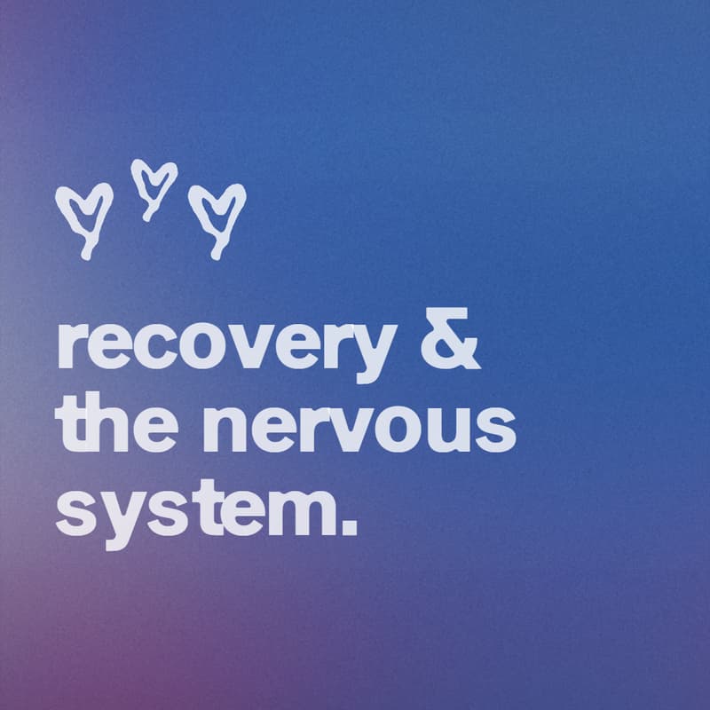 Cover Image for RECOVERY & THE NERVOUS SYSTEM