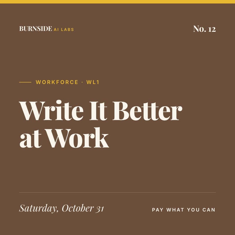 Cover Image for Write It Better at Work