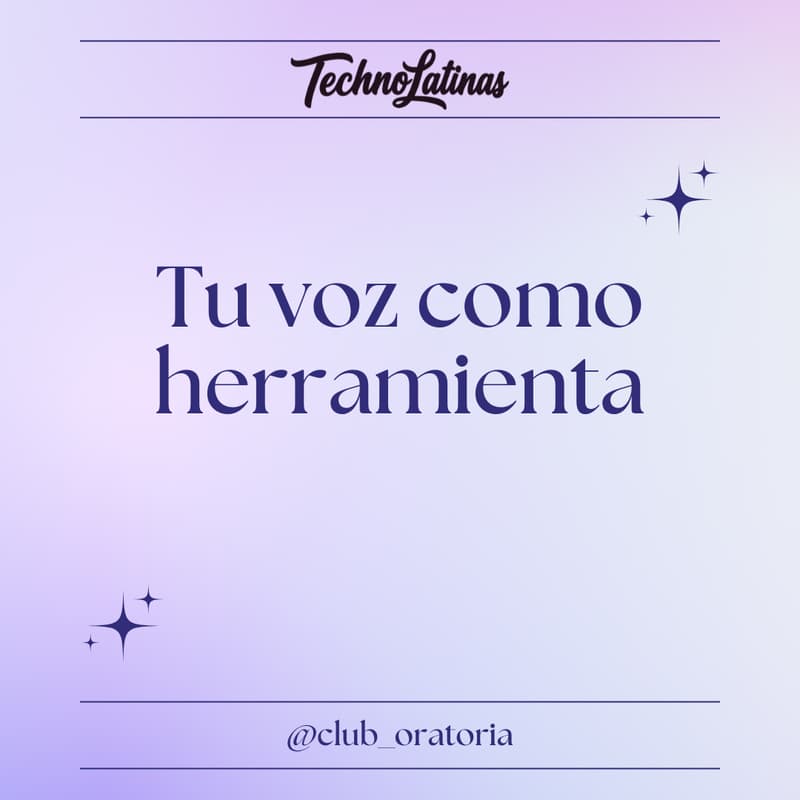 Cover Image for Tu voz como herramienta