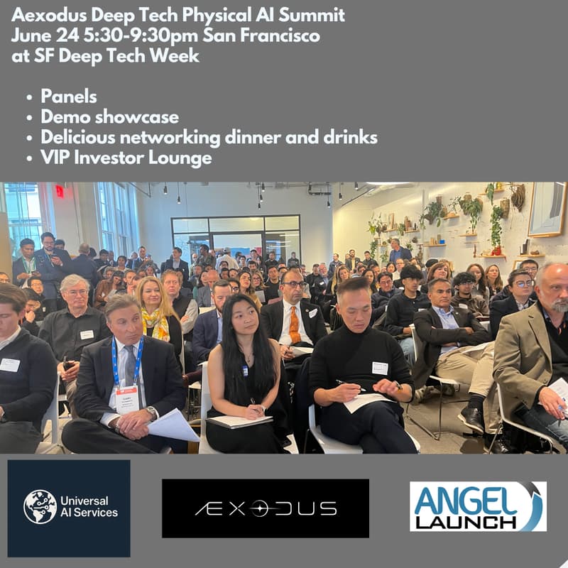 Cover Image for Aexodus Deep Tech Physical AI Summit with Angel Launch