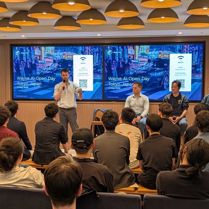 Cover Image for Wayve AI Open Day #2 - Tokyo, Japan