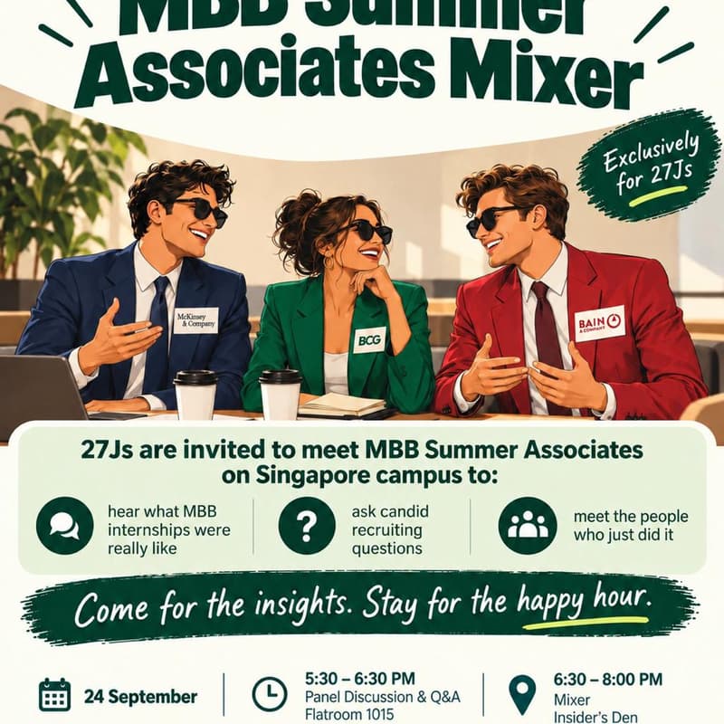Cover Image for MBB Summer Associates Mixer