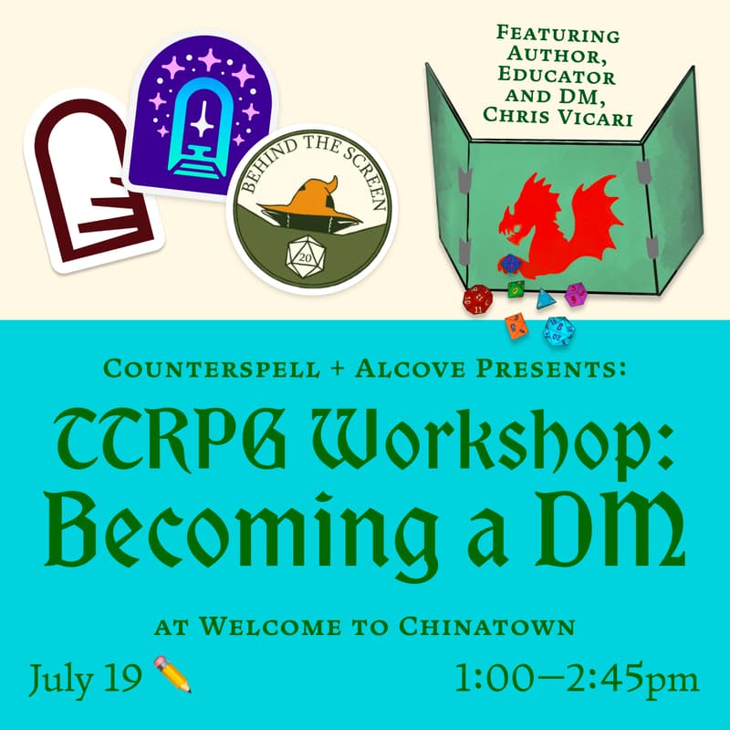 Cover Image for 💫 TTRPG Workshop: Becoming a DM