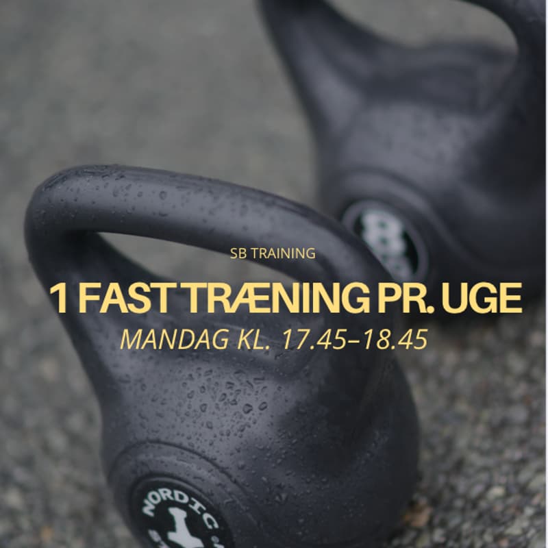 Cover Image for SB Training | Fast mandag kl. 17.45
