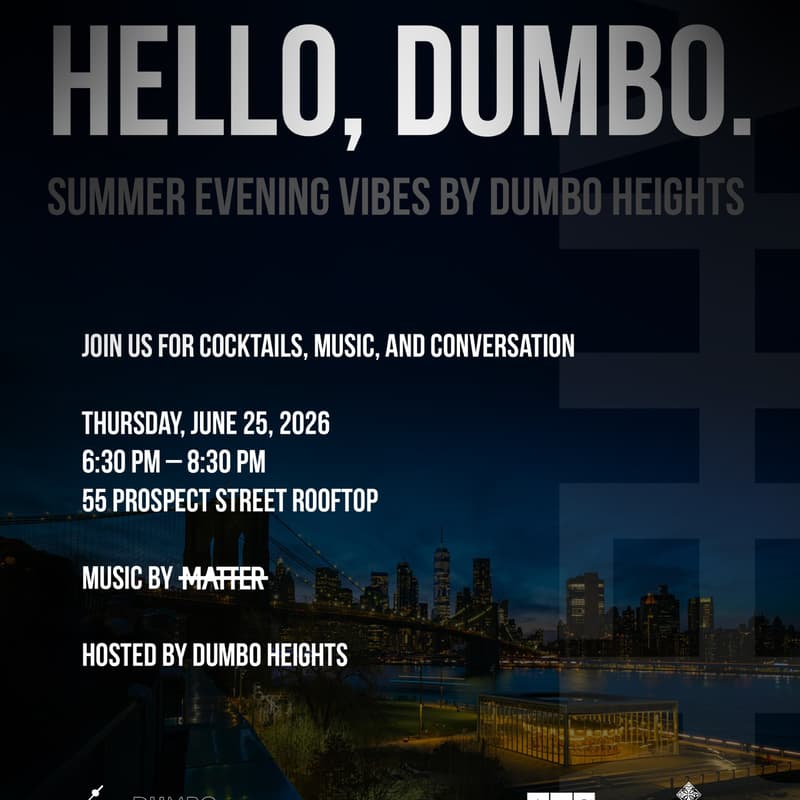 Cover Image for Dumbo Heights Rooftop Happy Hour