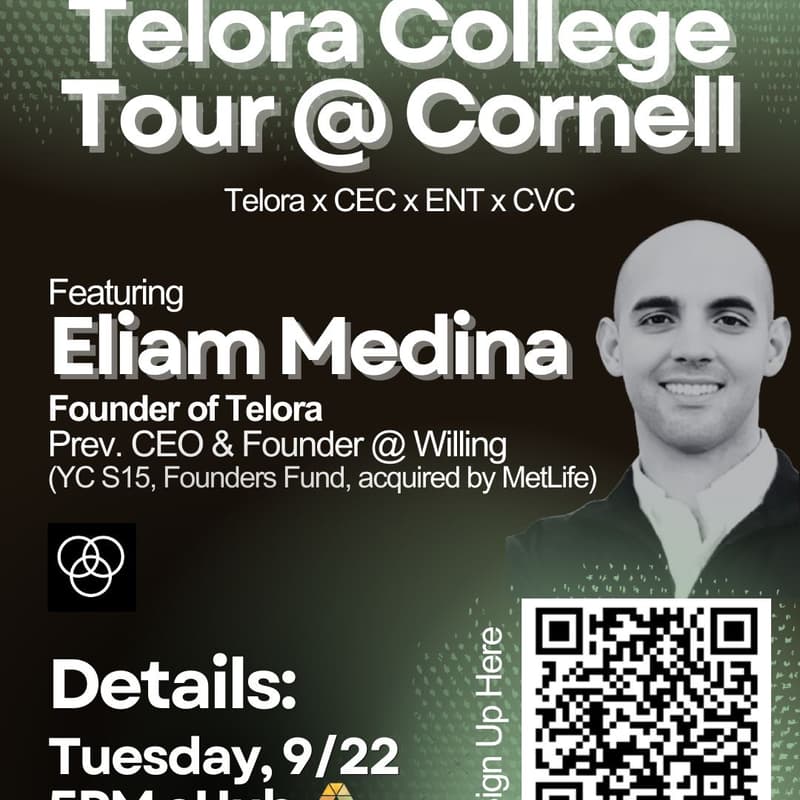 Cover Image for How to Start a Startup with Eliam Medina, Founder of Telora