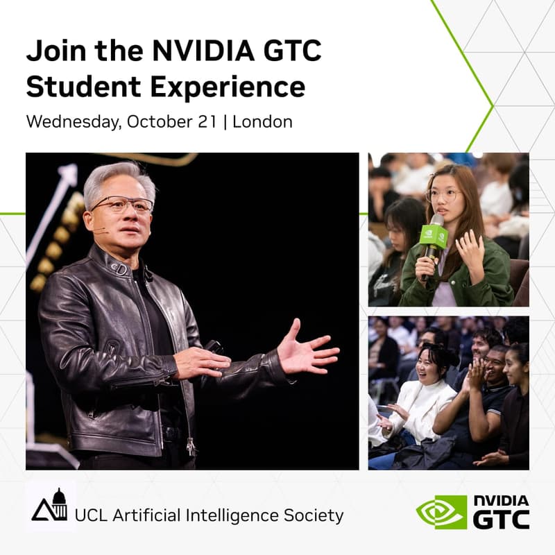Cover Image for UCL AI Society x NVIDIA - GTC Berlin Watch Party