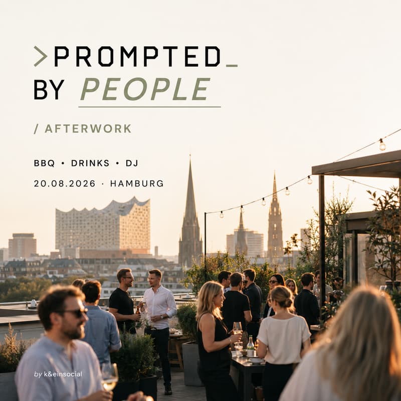 Cover Image for AI Afterwork Hamburg - Food, Drinks & Rooftop Networking