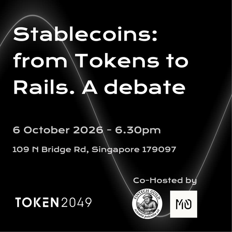 Cover Image for Stablecoins: from Tokens to Rails. A debate