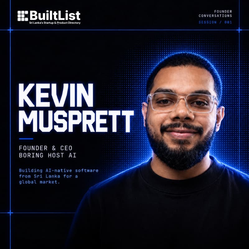 Cover Image for BuiltList Live: Selling to the US & UK from Sri Lanka, with Kevin Musprett