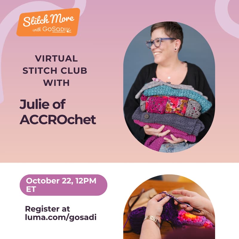Cover Image for A Stitch More Stitch Club with Julie of ACCROchet