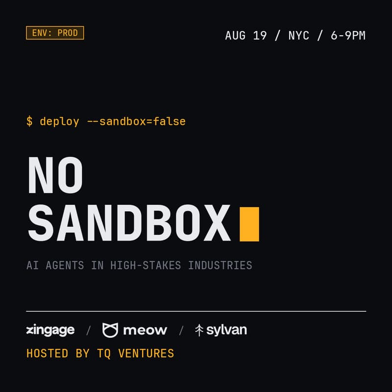 Cover Image for No Sandbox: AI Agents in High-Stakes Industries
