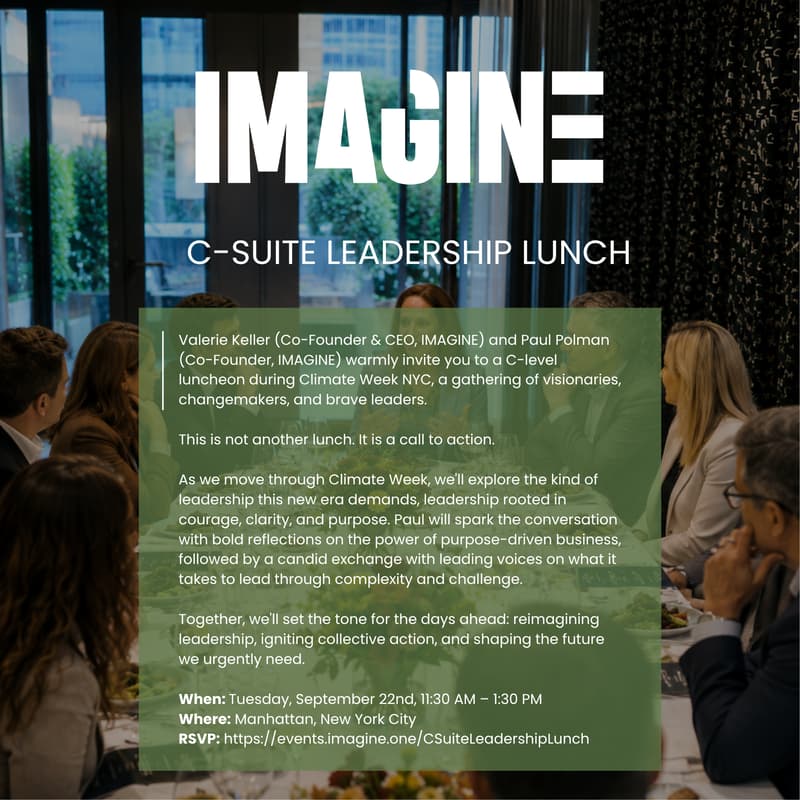 Cover Image for C-Suite Leadership Lunch | Climate Week NYC