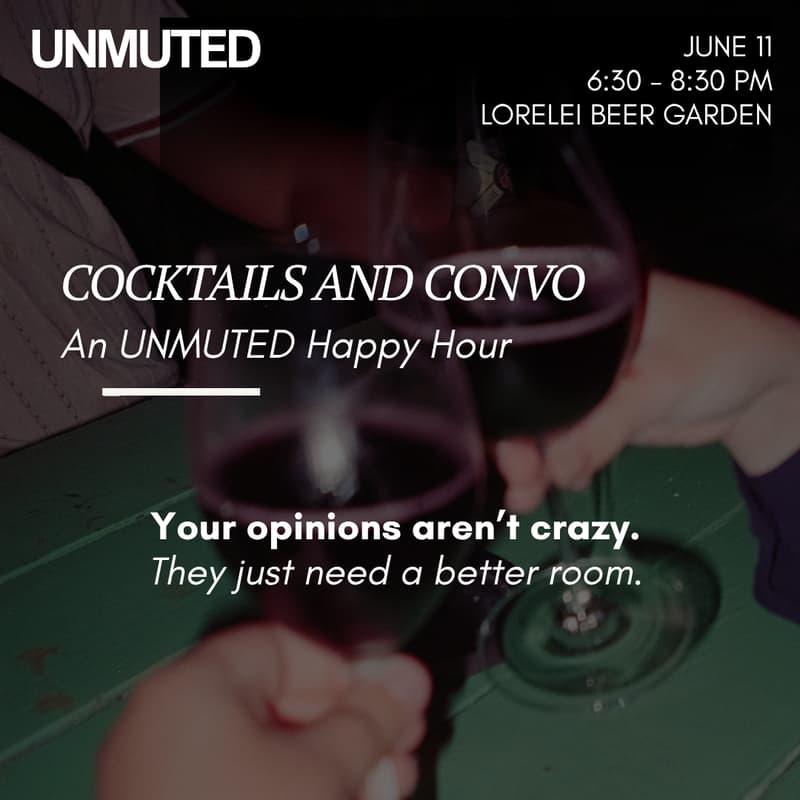 Cover Image for UNMUTED Cocktails & Conversations: June Edition