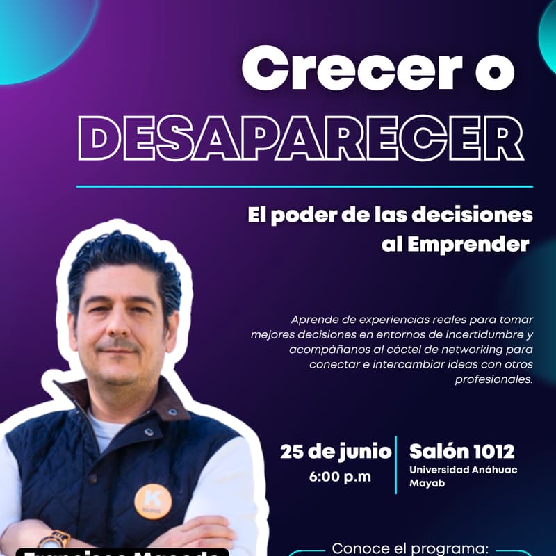 Cover Image for Crecer o Desaparecer: El poder de las decisiones al Emprender