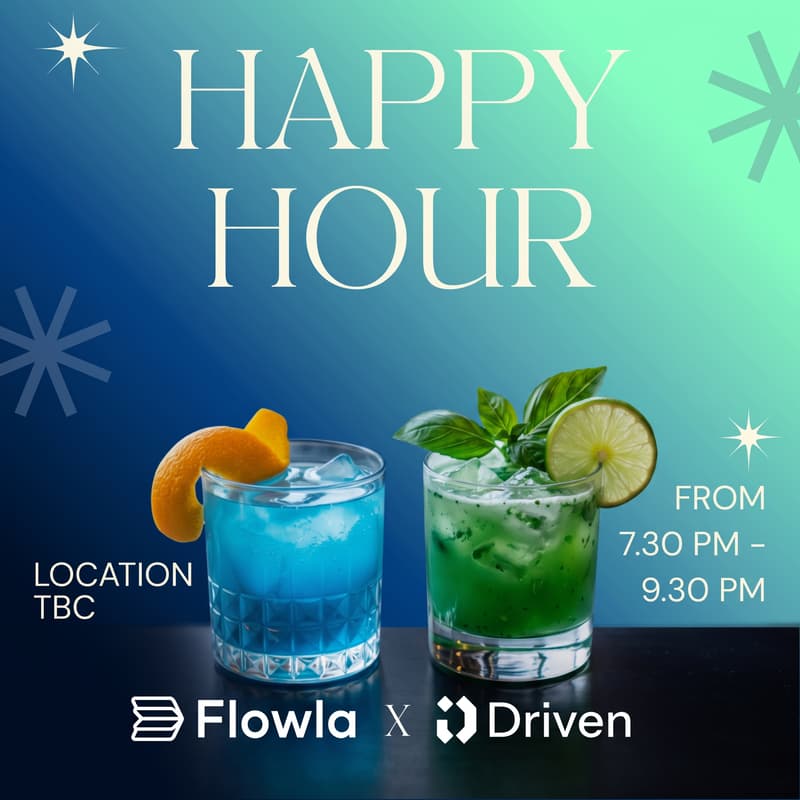 Cover Image for GTM Happy Hour - hosted by Flowla & Driven