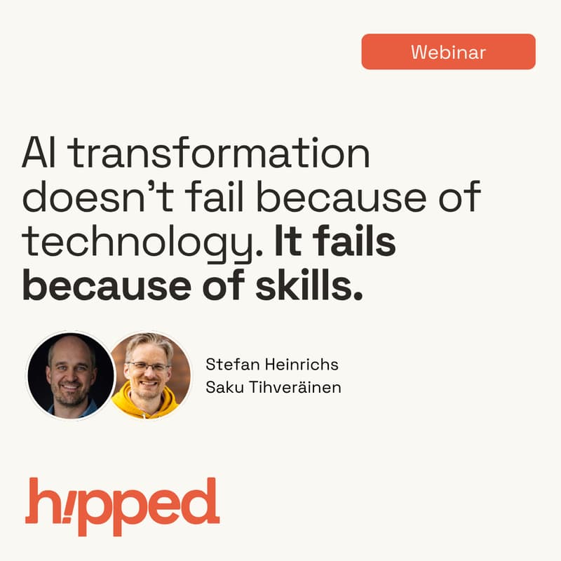 Cover Image for AI transformation doesn't fail because of technology. It fails because of skills