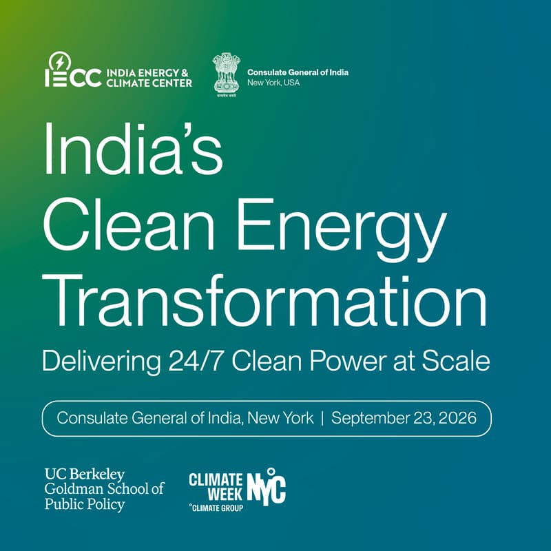 Cover Image for India’s Clean Energy Transformation: Delivering 24/7 Clean Power at Scale | Climate Week NYC