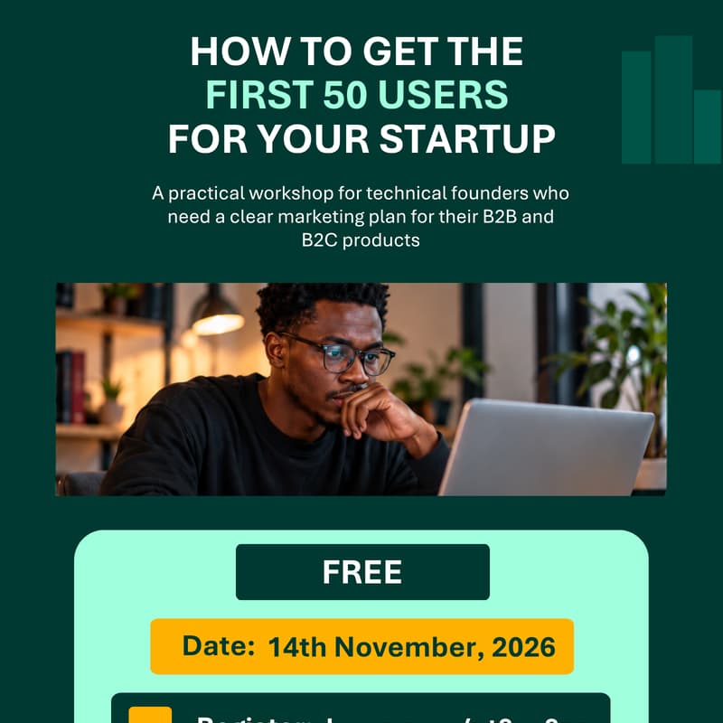 Cover Image for How to get the first 50 users for your startup