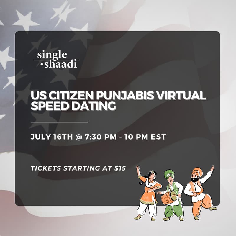 Cover Image for US Citizen Punjabis Virtual Speed Dating