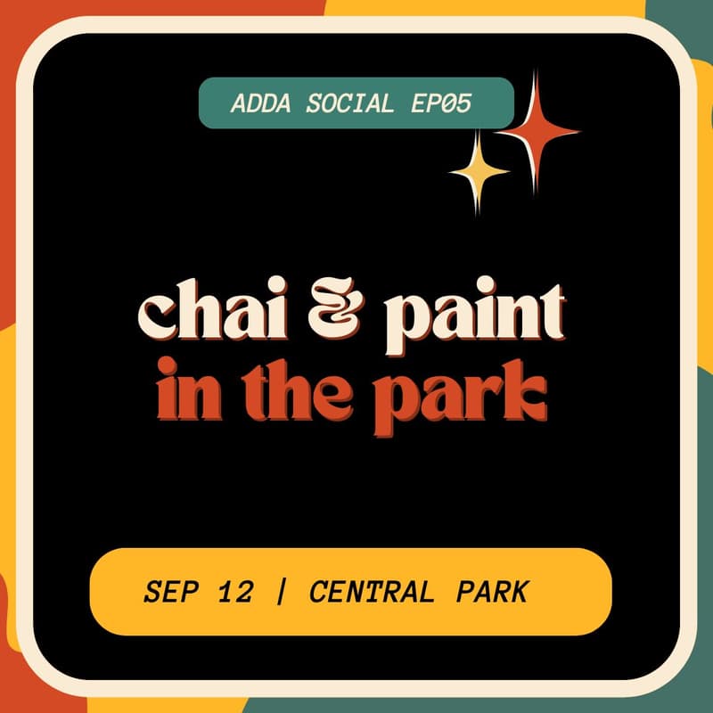 Cover Image for chai & paint in the park