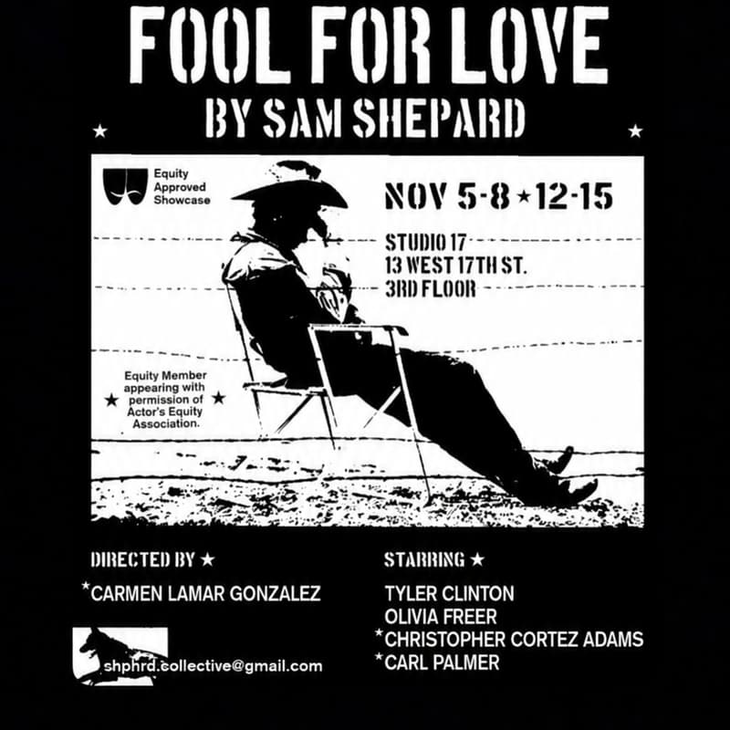 Cover Image for Sam Shepard's Fool for Love - Presented by Shepherd Collective