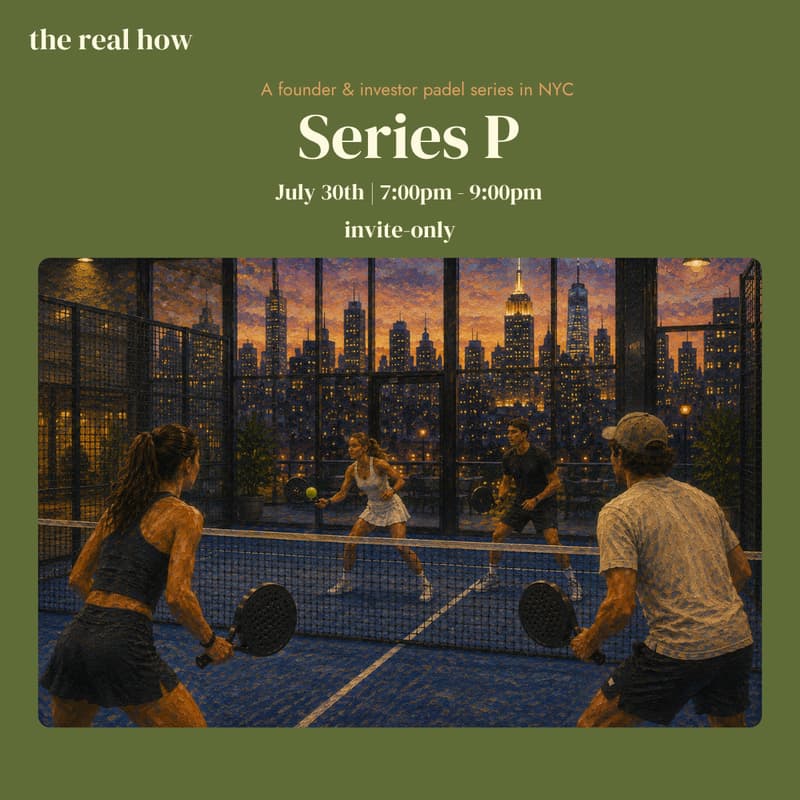 Cover Image for Series P: Founder & Investor Padel Social [July 2026]