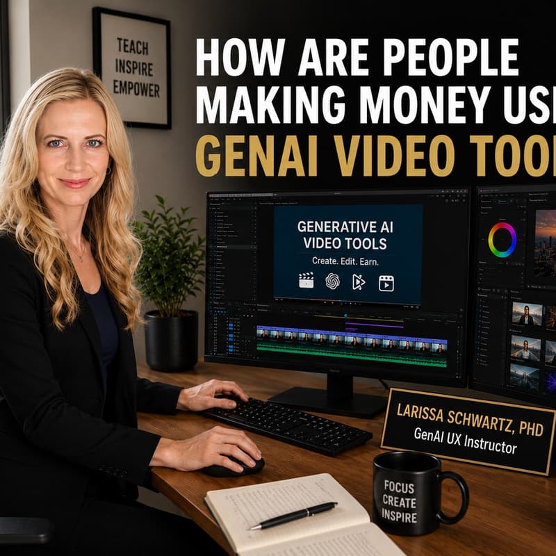 Cover Image for Gen AI with Dr. Larissa Schwartz: How AI Is Transforming Video Creation and Careers