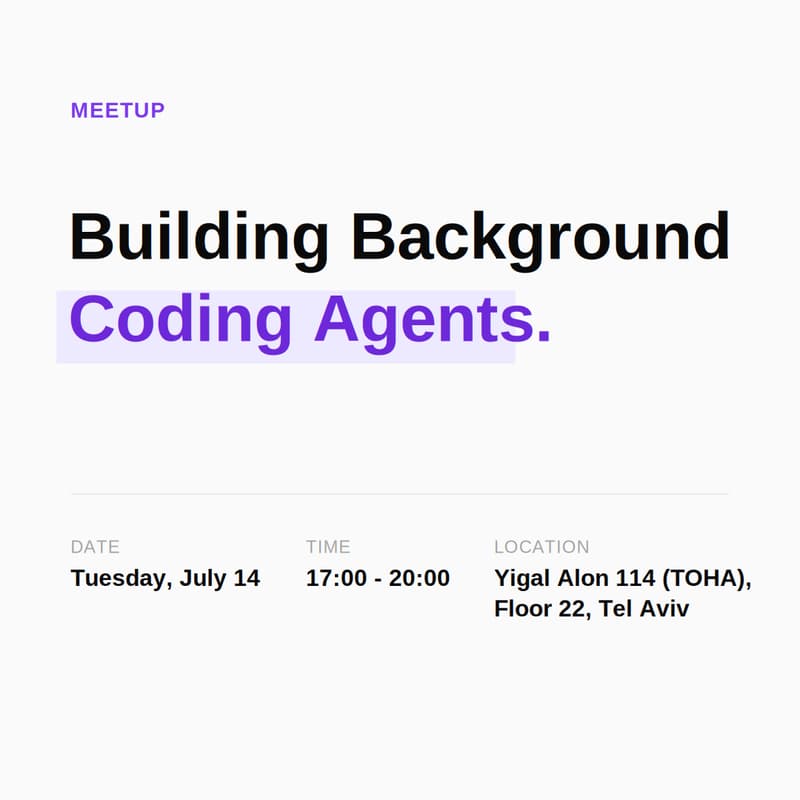 Cover Image for Building Background Coding Agents