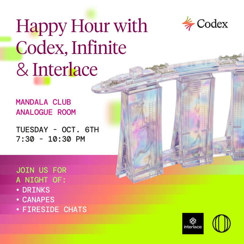 Cover Image for Stablecoin Happy Hour - Hosted by Codex, Infinite & Interlace