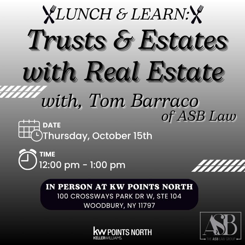 Cover Image for Lunch & Learn: Trusts & Estates with Real Estate