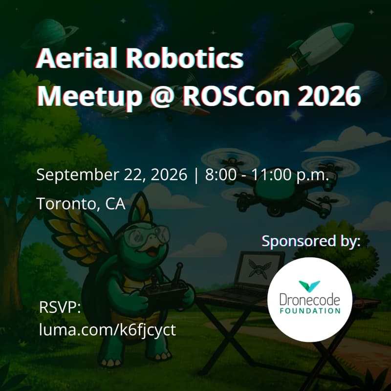 Cover Image for Aerial Robotics Meetup @ ROSCon Global 2026