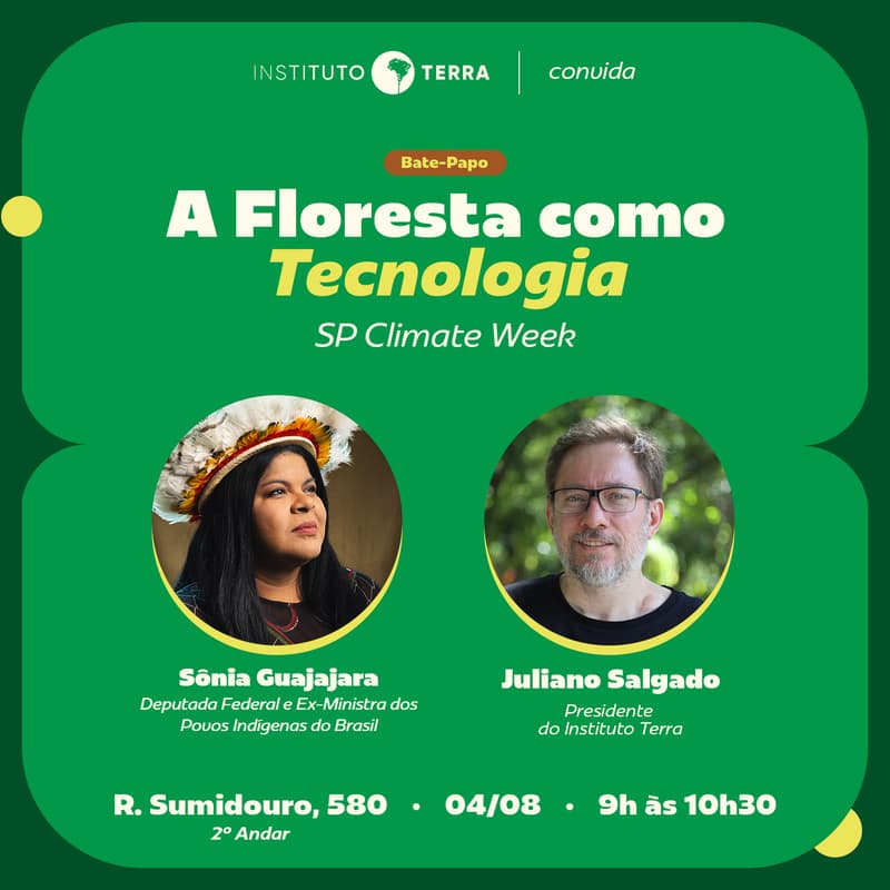 Cover Image for A Floresta como Tecnologia | SP Climate Week
