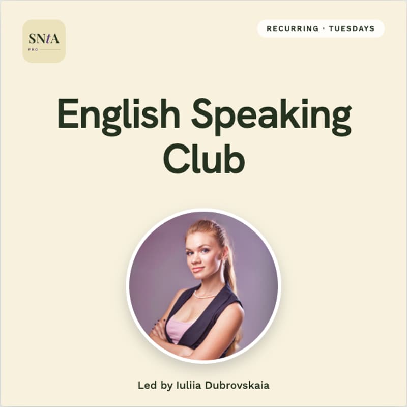 Cover Image for English Speaking Club
