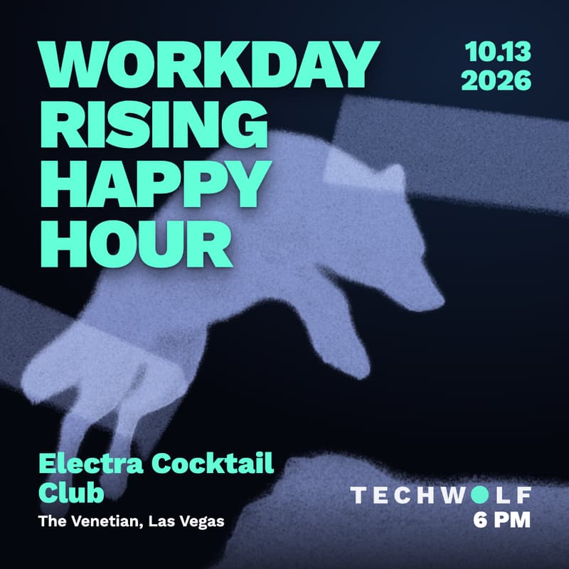 Cover Image for Workday Rising Happy Hour Hosted by: TechWolf