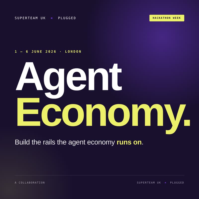 Cover Image for The Agent Economy Buildathon | $20k in bounties