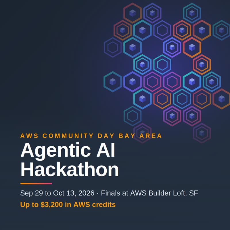 Cover Image for Agentic AI Hackathon: AWS Community Day Bay Area 2026