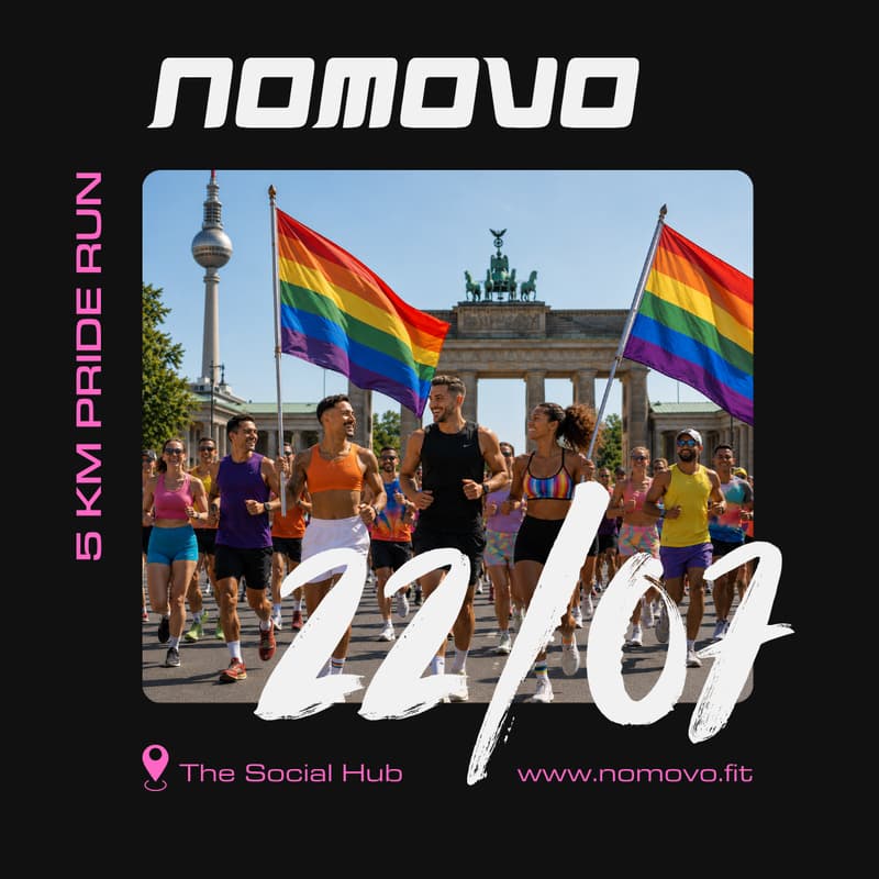 Cover Image for 5k Social Run | Pride Edition | NOMOVO x Latin Fusion