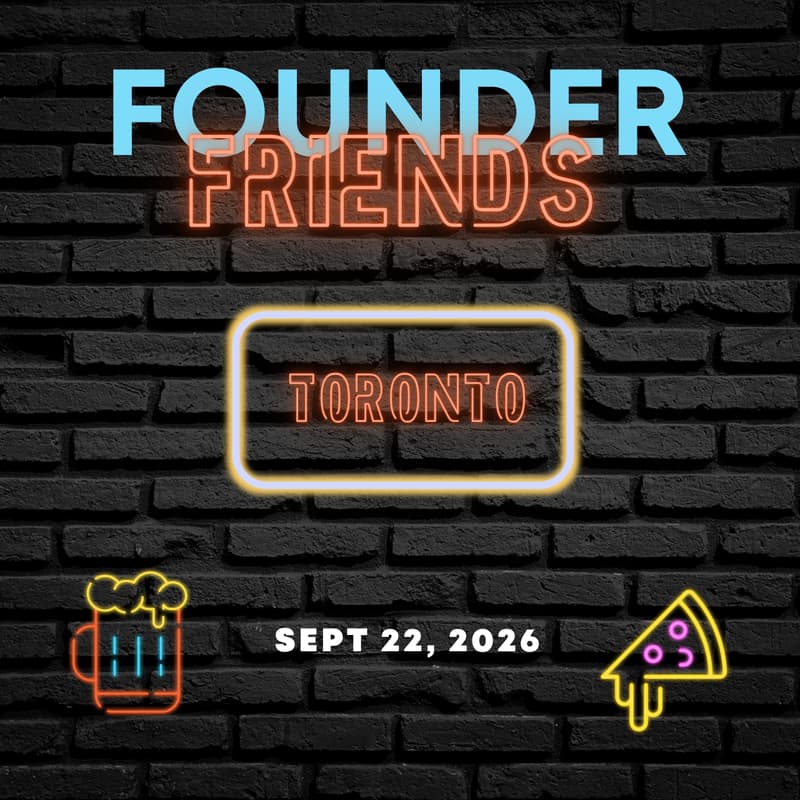 Cover Image for (TENTATIVE) Founder Friends Toronto