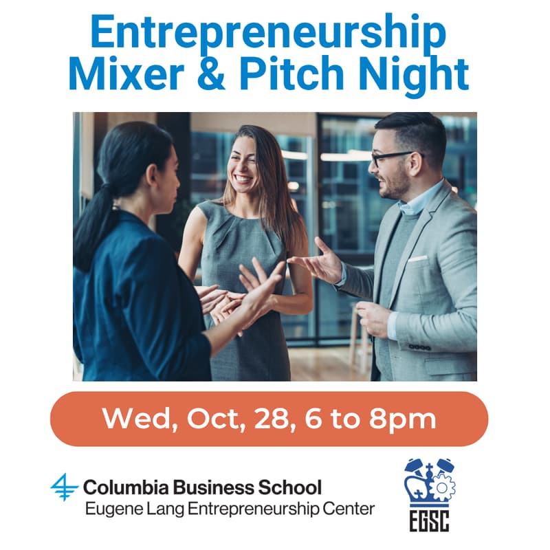 Cover Image for CBS x SEAS Entrepreneurship Mixer + Pitch Night