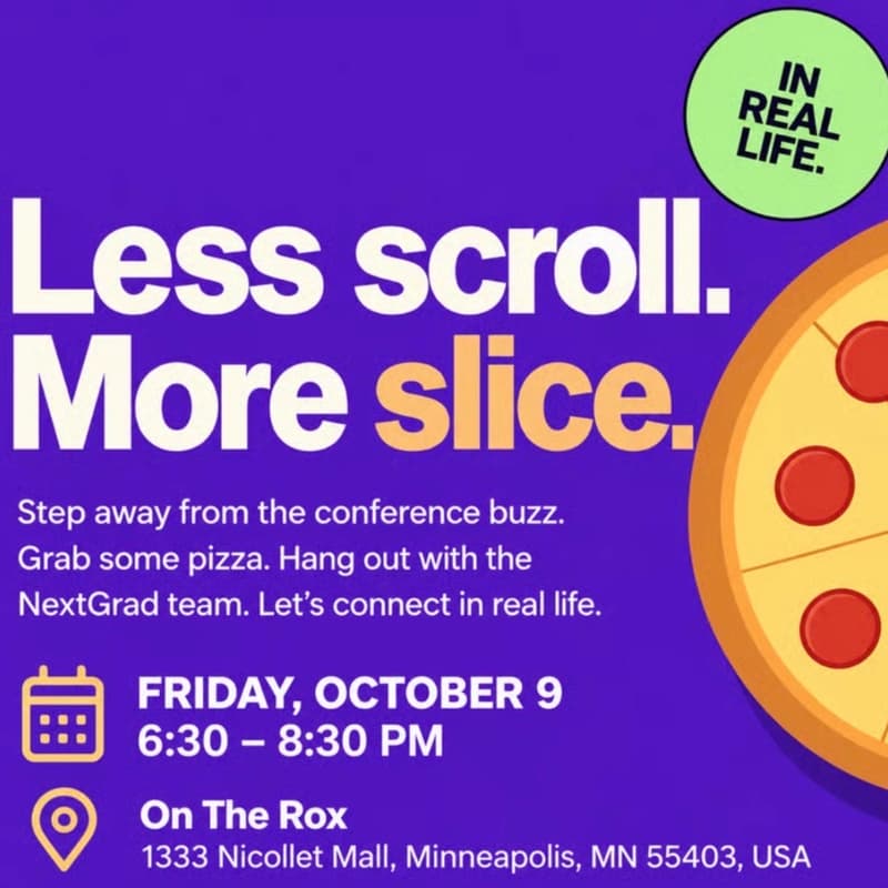 Cover Image for NextGrad NACAC Pizza Party