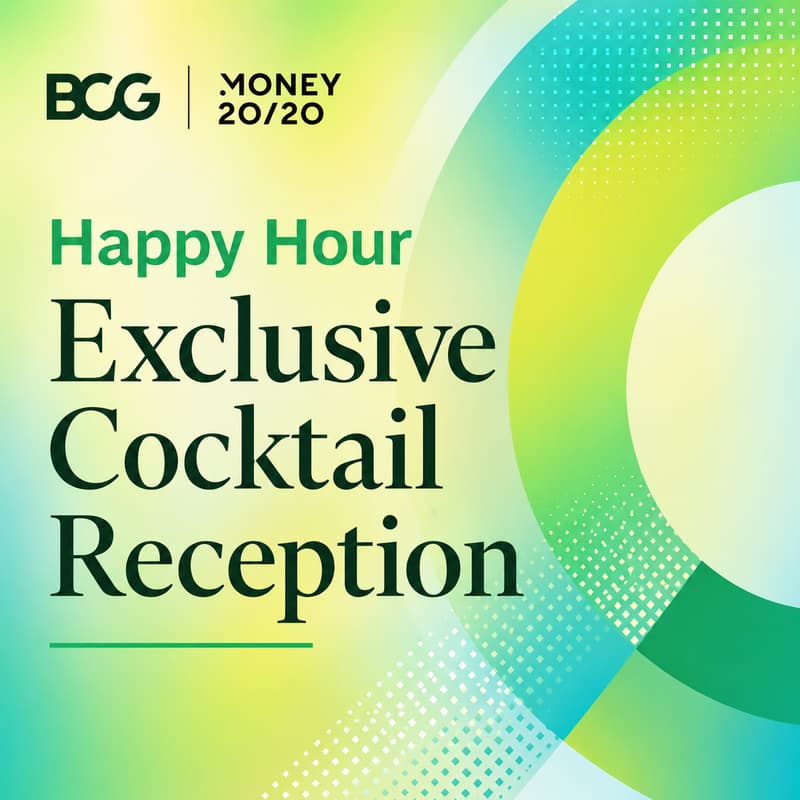 Cover Image for Money20/20 - Exclusive Happy Hour Cocktail Reception hosted by BCG