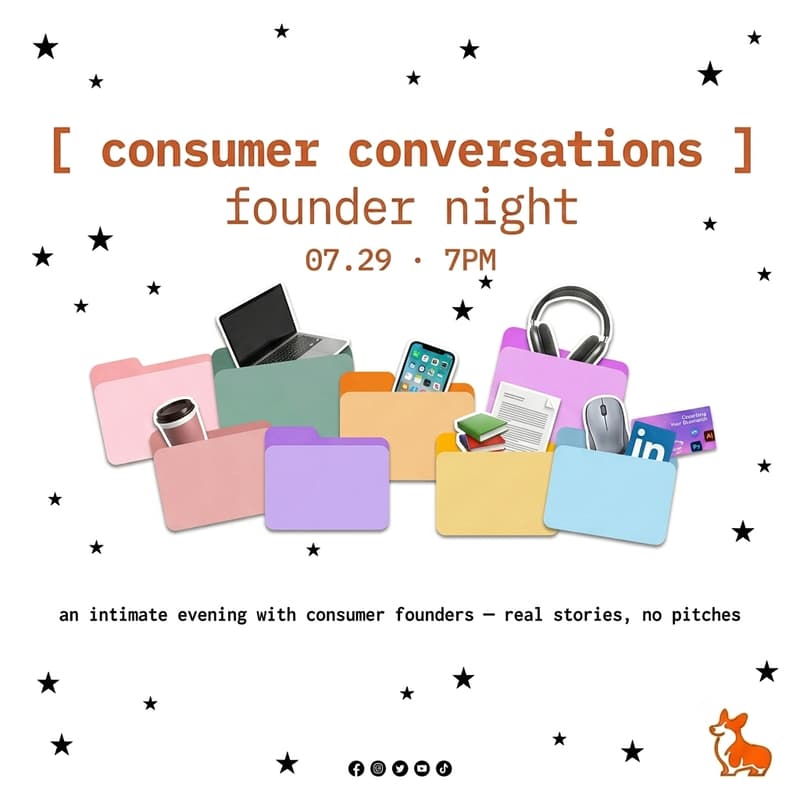Cover Image for consumer conversations: founder night