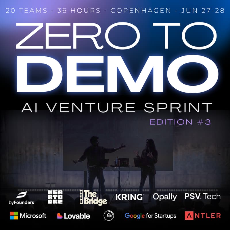 Cover Image for ZERO-TO-DEMO: AI VENTURE SPRINT