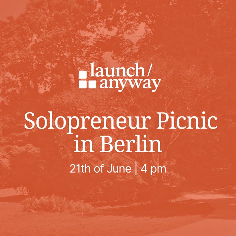 Cover Image for Solopreneur Picnic Meetup in Berlin