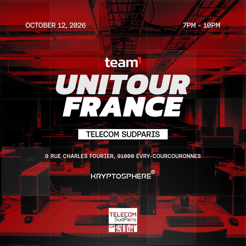 Cover Image for Team1 France Uni Tour - TelecomSud Paris