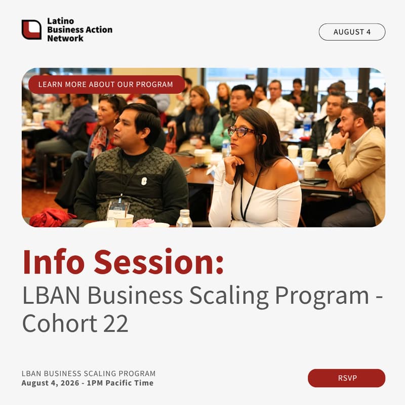 Cover Image for Info Session | LBAN Business Scaling Program - Cohort 22