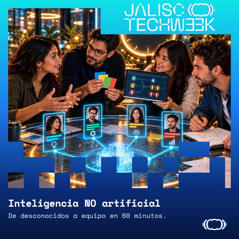 Cover Image for Inteligencia NO artificial: de desconocidos a equipo en 60 minutos